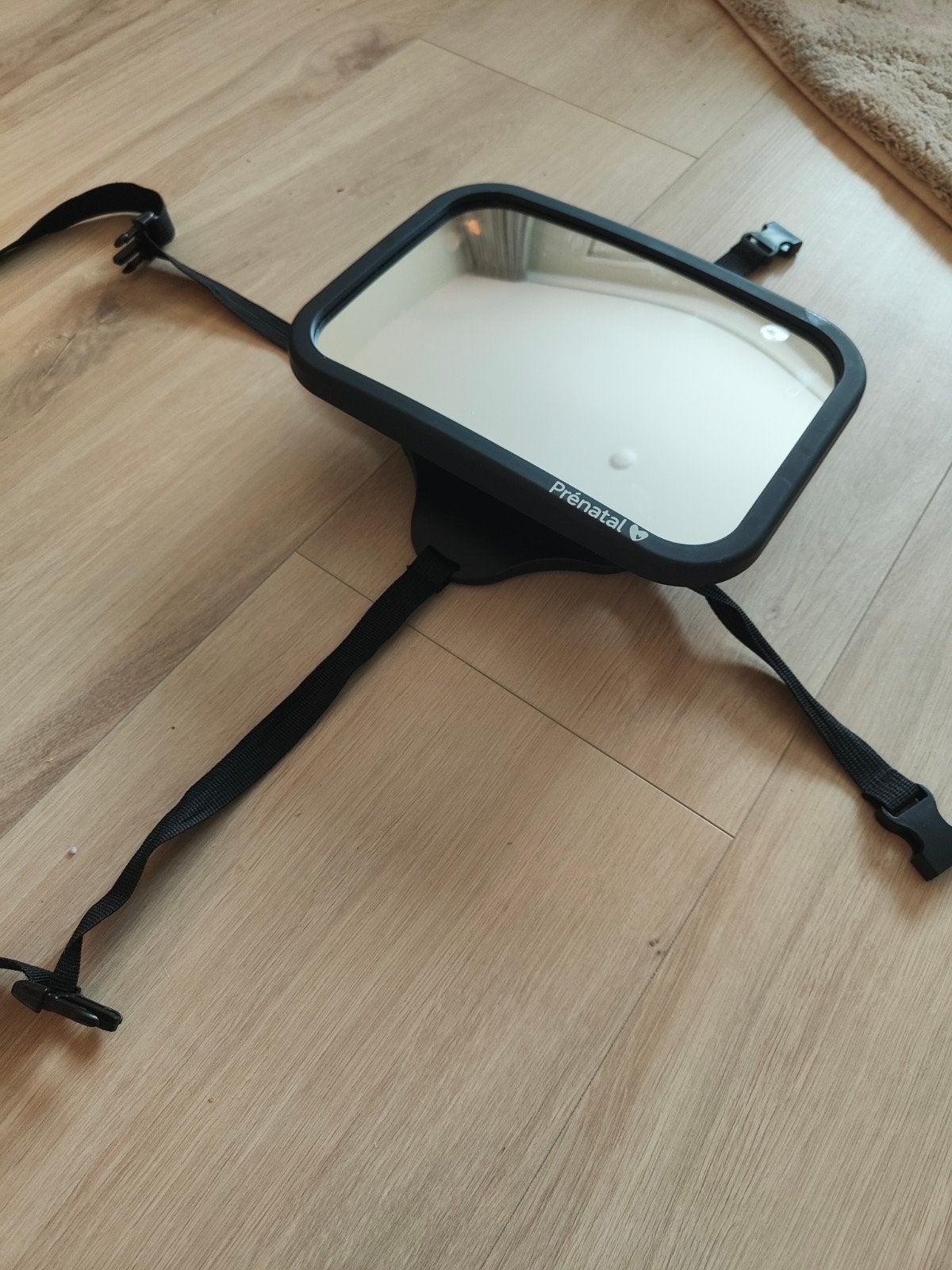 Prénatal Autospiegel zwart voor baby's, Autogordel, Zo goed als nieuw, 0 t/m 13 kg, Ophalen