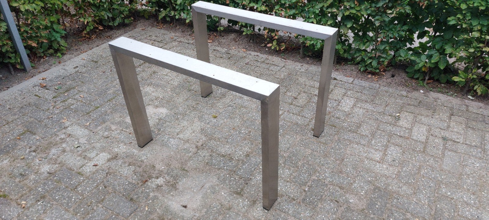 rvs tafelpoten, Huis en Inrichting, Ophalen of Verzenden, Rond, 50 tot 100 cm, 50 tot 100 cm