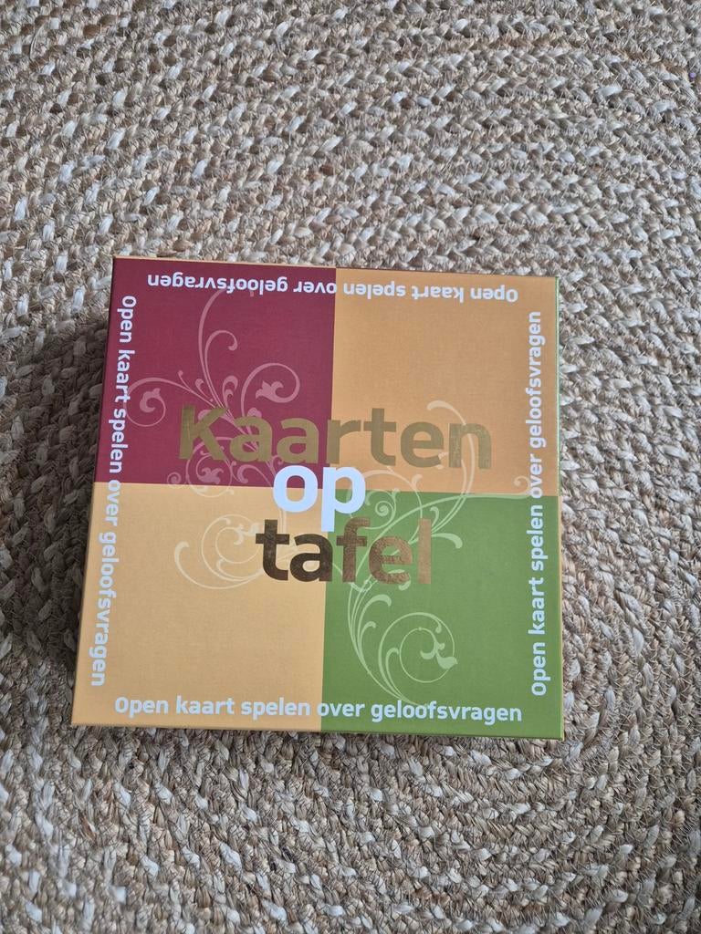 Kaarten op tafel - spel over geloofsvragen, Ophalen of Verzenden