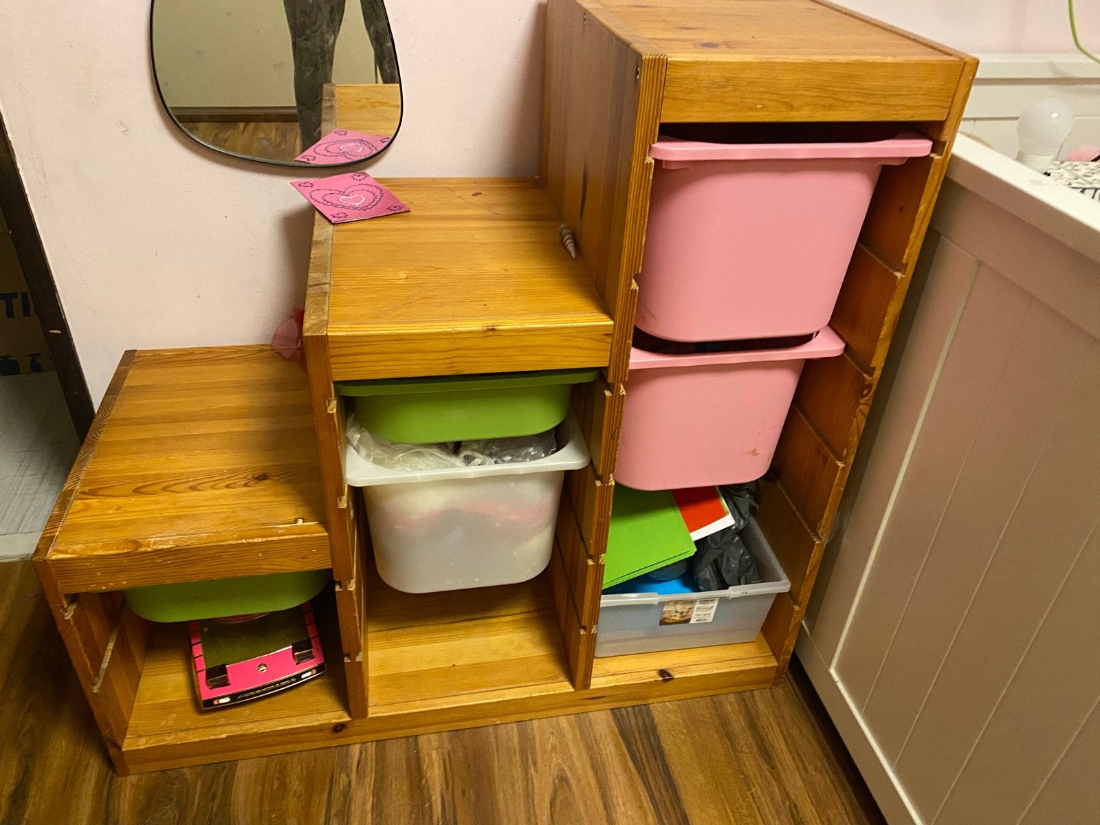 IKEA TROFAST houten opbergmeubel voor speelgoed, Ophalen, Gebruikt