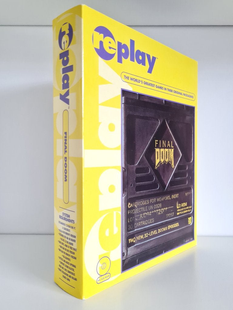 Final Doom (Replay) - PC Big Box, Spelcomputers en Games, Games | Pc, Gebruikt, Vanaf 18 jaar, Shooter, 1 speler