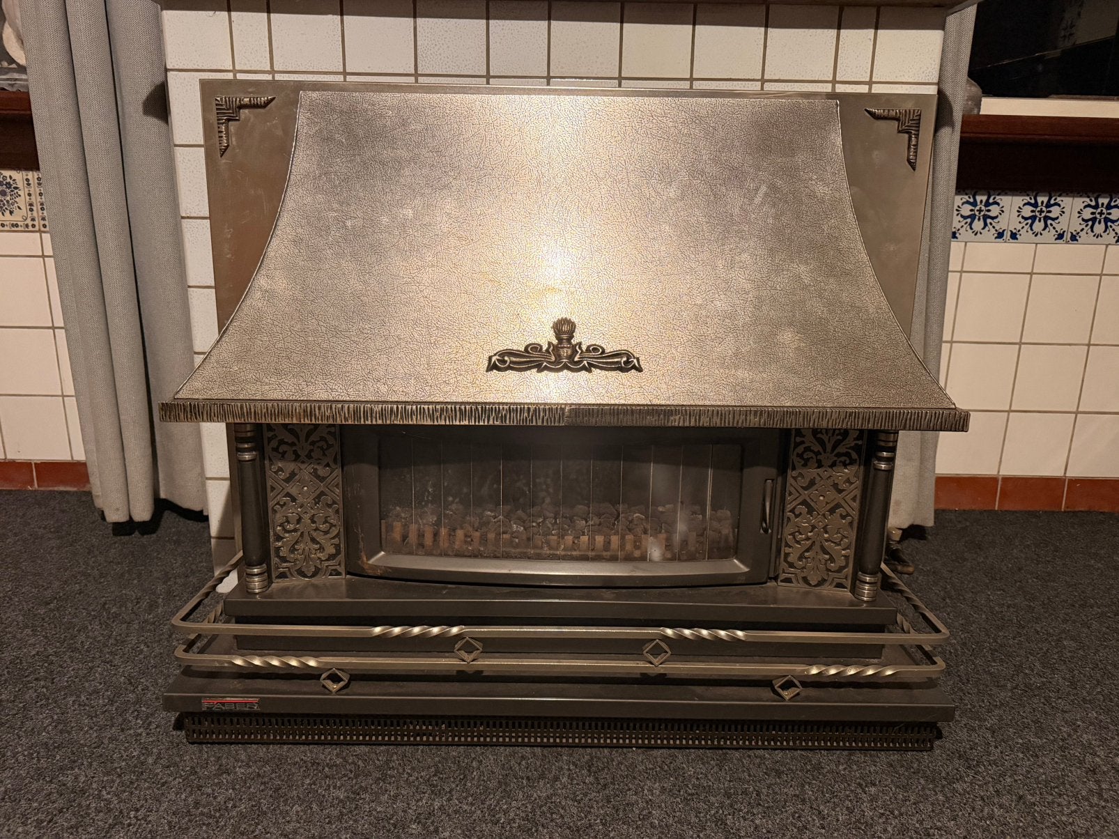 Gaskachel FABER oldskool retro, Ophalen, Zo goed als nieuw, Gas, Gaskachel