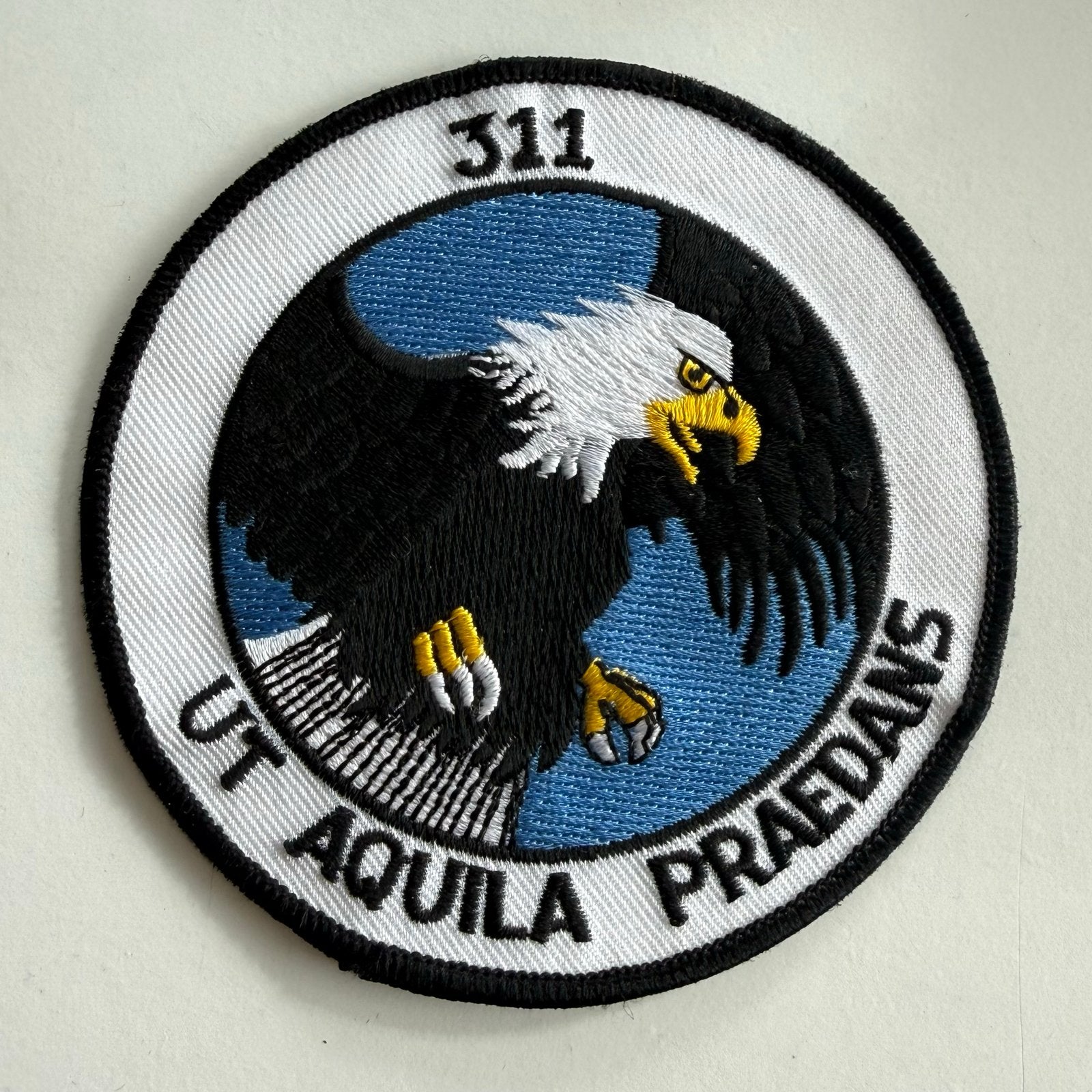 Originele 311 Squadron NLAIF Patch - Ut Aquila Praedans, Ophalen of Verzenden, Nieuw, Overige typen