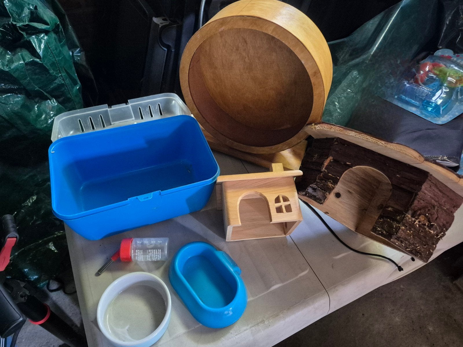 Pakket met spullen voor syrische hamster / goudhamster, Ophalen