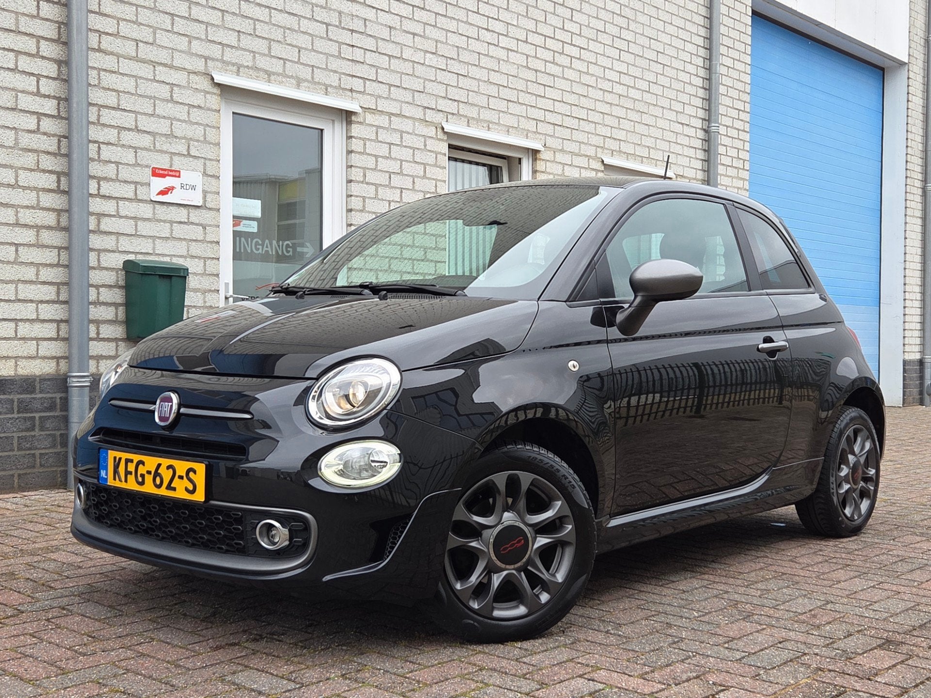 Fiat 500 1.2 Sport-Navigatie-Cruise-Pdc-Leder-Led, Auto's, Gebruikt, Met garantie (alle), Leder, Bedrijf