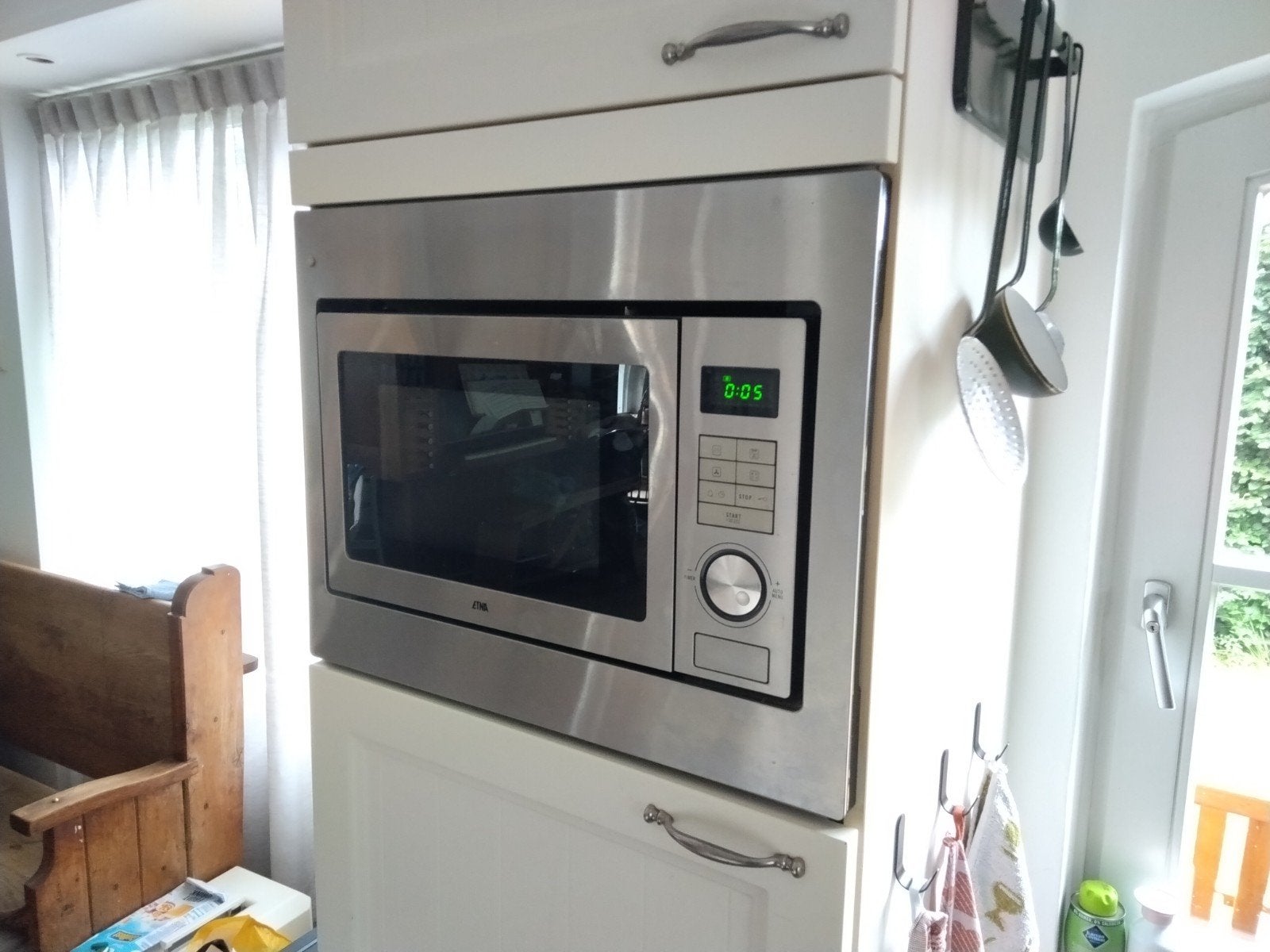 Combi oven magnetron Etna, Witgoed en Apparatuur, Ovens, Ophalen, Minder dan 45 cm, Gebruikt, Combi-oven