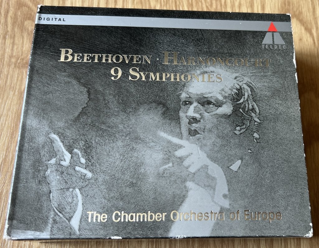 3CD Beethoven - 9 Symphonies / Harnoncourt, Ophalen of Verzenden, Classicisme, Zo goed als nieuw, Kamermuziek