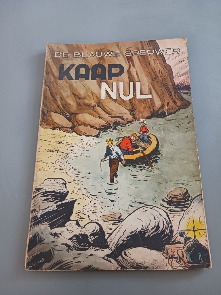 De blauwe Sperwer, Kaap Nul, 1ste druk, goede staat, Eén stripboek, Ophalen of Verzenden, Gelezen