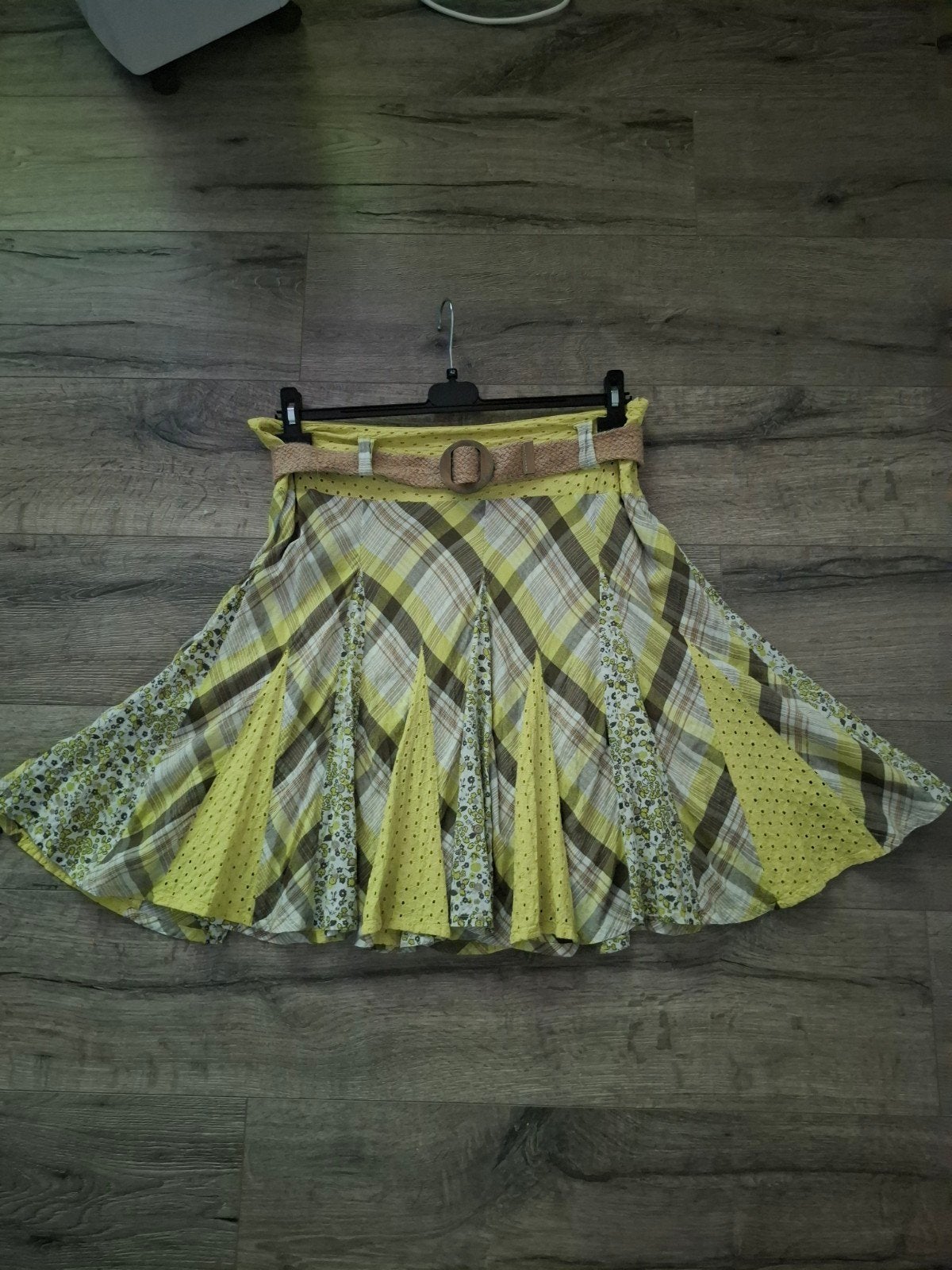 Prachtige katoenen rok merk Y-Land maat 44., Kleding | Dames, Rokken, Meerkleurig, Ophalen of Verzenden, Zo goed als nieuw, Knielengte