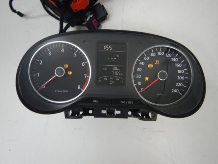 VW Polo 6R Tellerunit Kilometerteller, Ophalen of Verzenden, Gebruikt