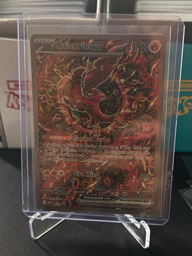 Oricorio MEP 024 - Charizard UPC - Promo Pokémon Kaart, Ophalen of Verzenden, Nieuw, Losse kaart, Foil