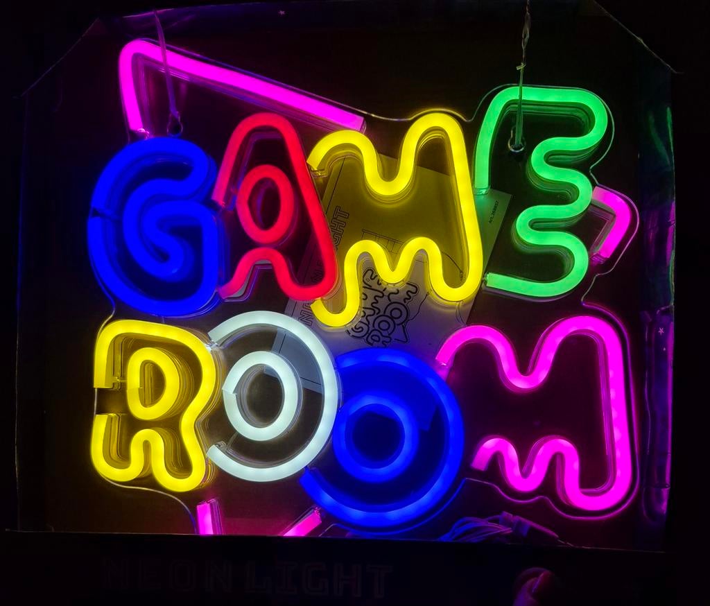 Te koop Neon verlichting "Game room", Huis en Inrichting, Lampen | Overige, Nieuw, Ophalen of Verzenden