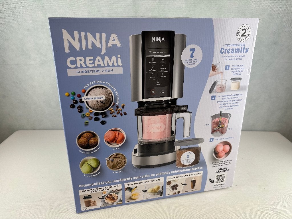 Ninja CREAMi NC300EU 7-in-1 IJsmachine, Kundendienst-de@sharkninja.com, Nieuw, Ophalen of Verzenden, C/o Regus Management GmbH Excellent Business Center, 10e + 11e verdieping Westhafenplatz 1 60327 Frankfurt am Main