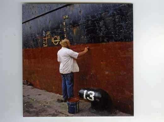 scheepvaart-foto-KNSM- bijschilderen- schip onbekend, Ophalen of Verzenden, Zo goed als nieuw, Motorboot, Boek of Tijdschrift