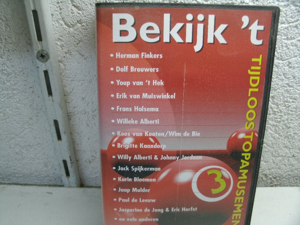 vhs 37a bekijk't dolf brouwers /herman flikers, Cd's en Dvd's, Alle leeftijden, Ophalen of Verzenden, Gebruikt