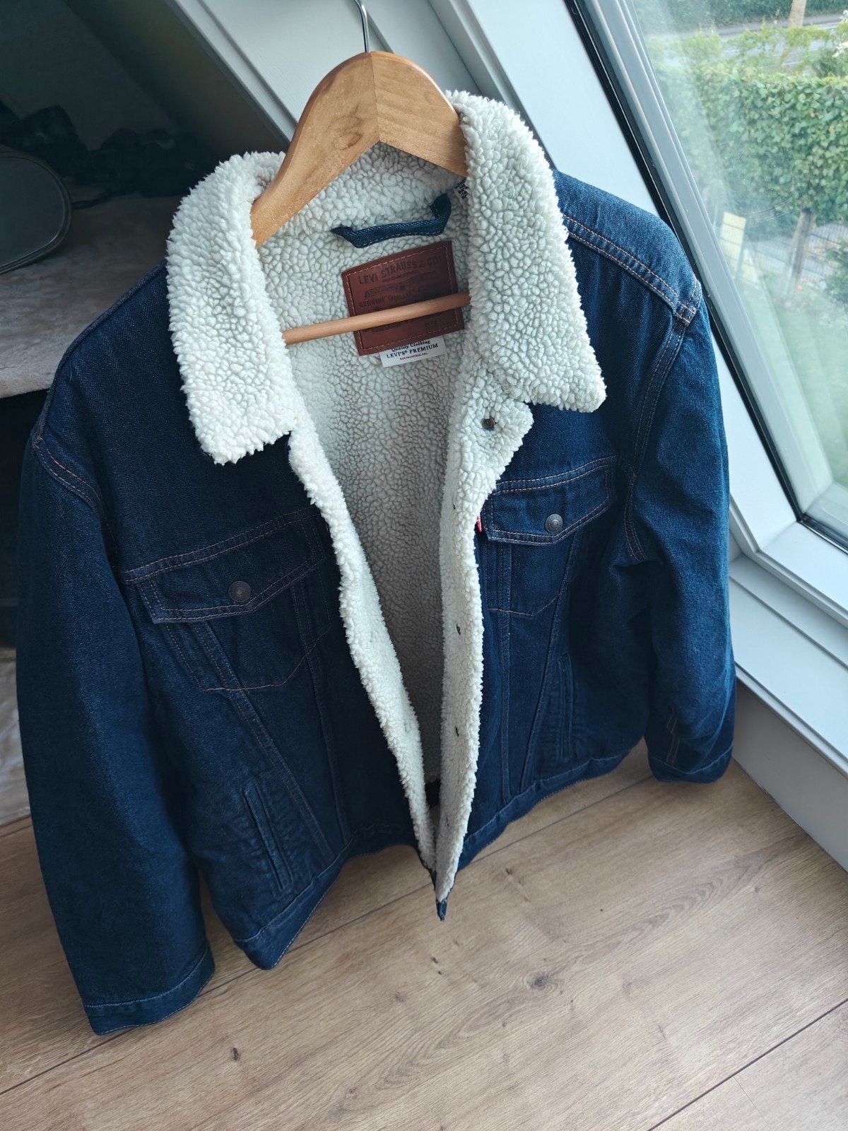 Levi's Sherpa Trucker Jacket XL - Zo goed als nieuw, Ophalen of Verzenden