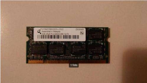 Qimonda 2GB DDR2 PC2-PC6400 laptop geheugen, Computers en Software, RAM geheugen, Gebruikt, Ophalen of Verzenden, DDR2, 2 GB