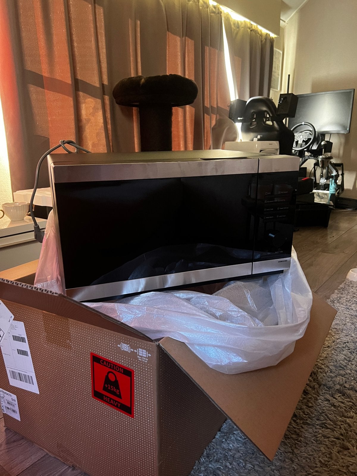 Nieuwe Samsung combimagnetron - Ongebruikt! MW4000D, Combimagnetron, Ophalen of Verzenden, Vrijstaand, Grill