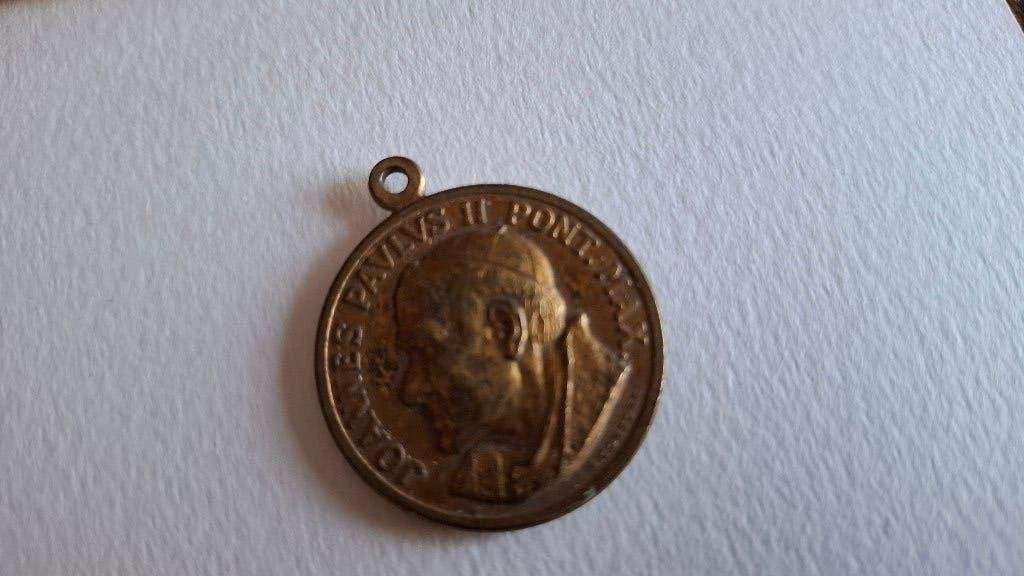 medaille Paus Johannes, Ophalen of Verzenden, Overige materialen