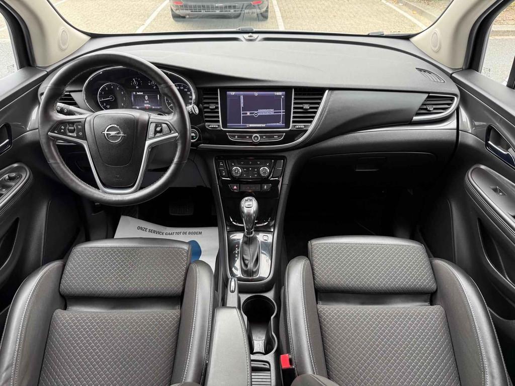 Opel Mokka X 1.4 Turbo Innovation 175PK PDC/CAM/LED/NAVI/S20, Auto's, Opel, 12 maanden, 15 km/l, Leder en Stof, Wit