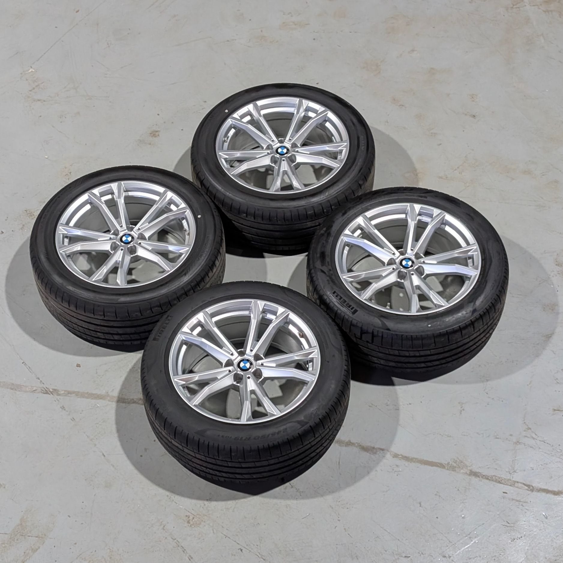 19” Orig BMW Styling 903 G70 i7 G70 X3 G45 Rft winterbanden, Gebruikt, -, -, Banden en Velgen