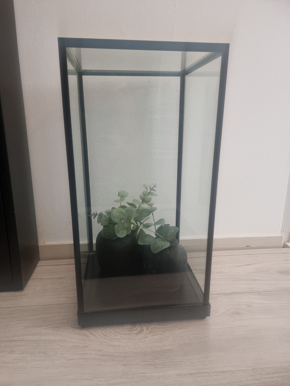 vitrine/stolp, Ophalen