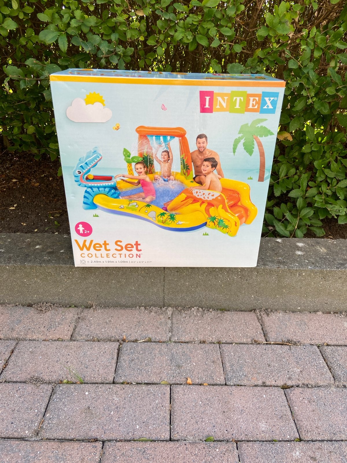 Intex Wet Set Opblaasbaar Zwembad - Nieuw in doos, 200 tot 300 cm, Opblaaszwembad, 80 tot 120 cm, Nieuw