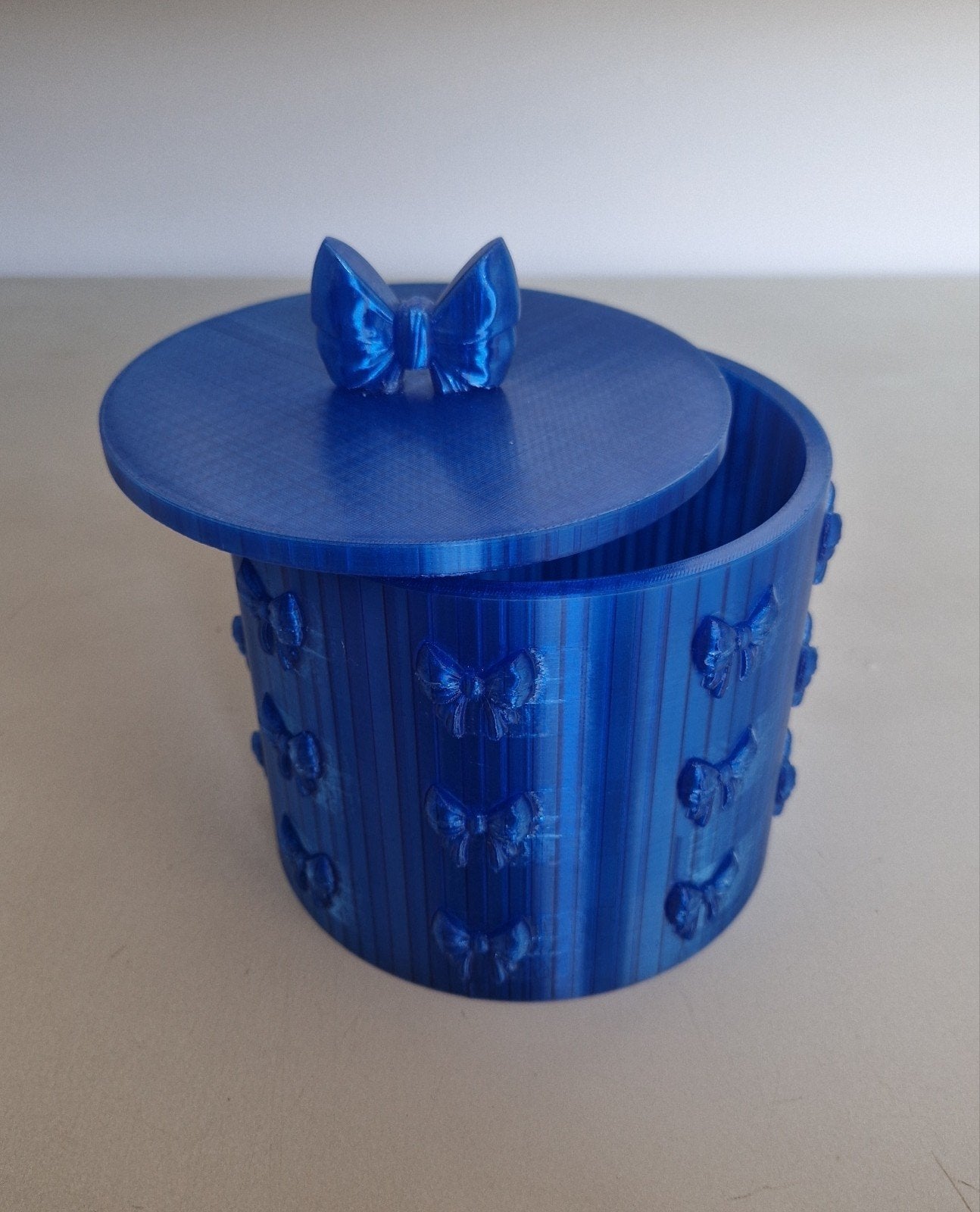 3D Geprinte Bow Opbergpot, Ophalen of Verzenden