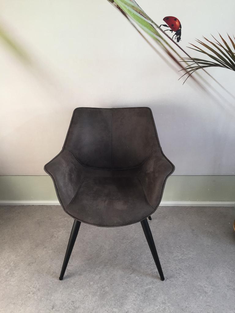 NIEUW bureau kuipstoel met armleuningen microfiber stof, Ophalen, Zo goed als nieuw, Grijs