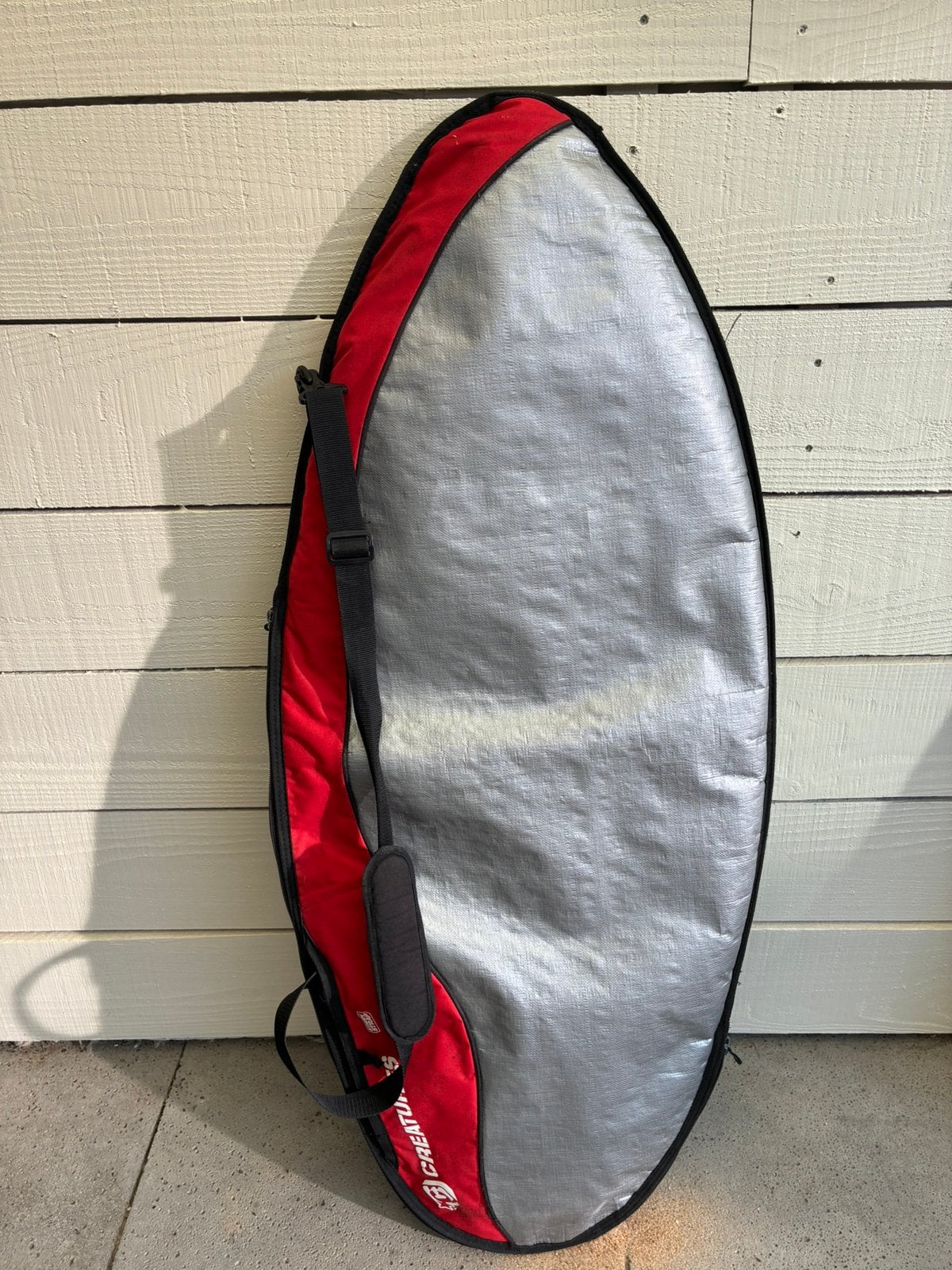 Boardbag voor twee skimboards, Ophalen
