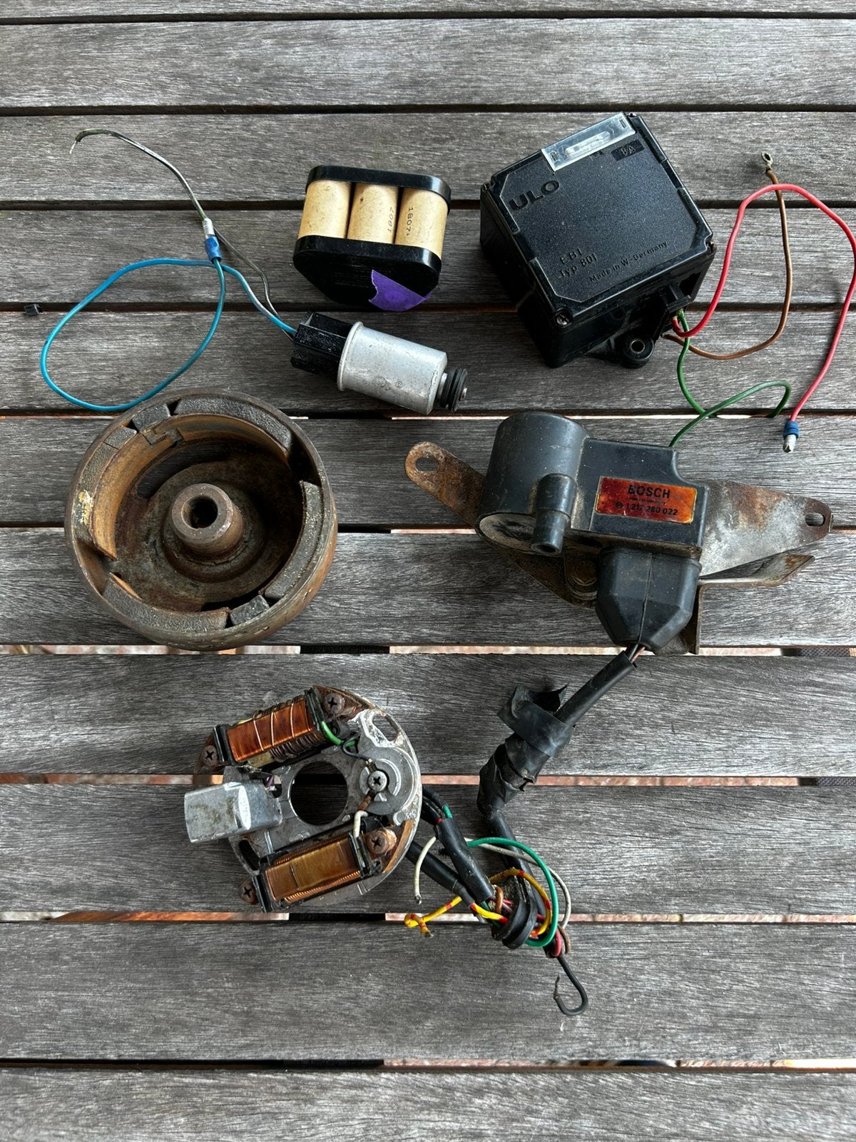 Kreidler Bosch ontsteking,en diverse ,werking onbekend., Ophalen of Verzenden, Gebruikt, Blok