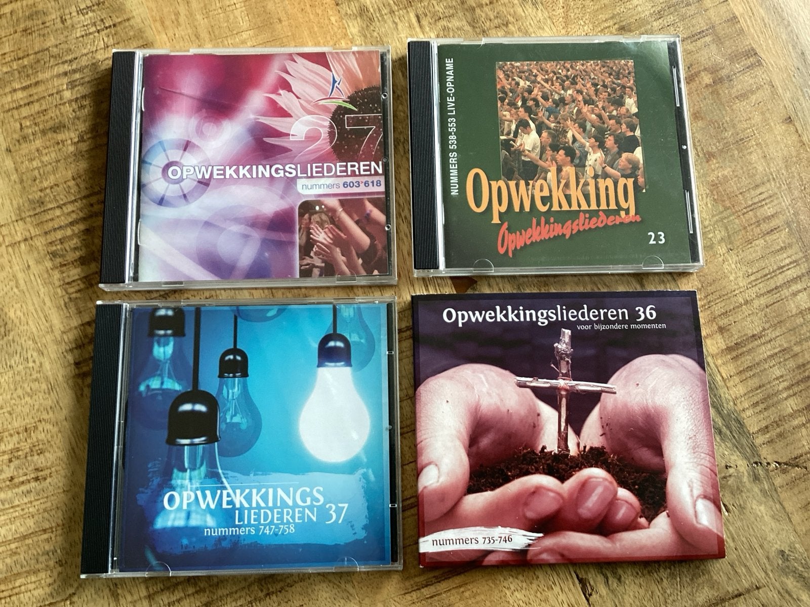 Opwekkingsliederen CD's - Set van 4, Ophalen of Verzenden, Gebruikt, Geestelijke liederen, Album