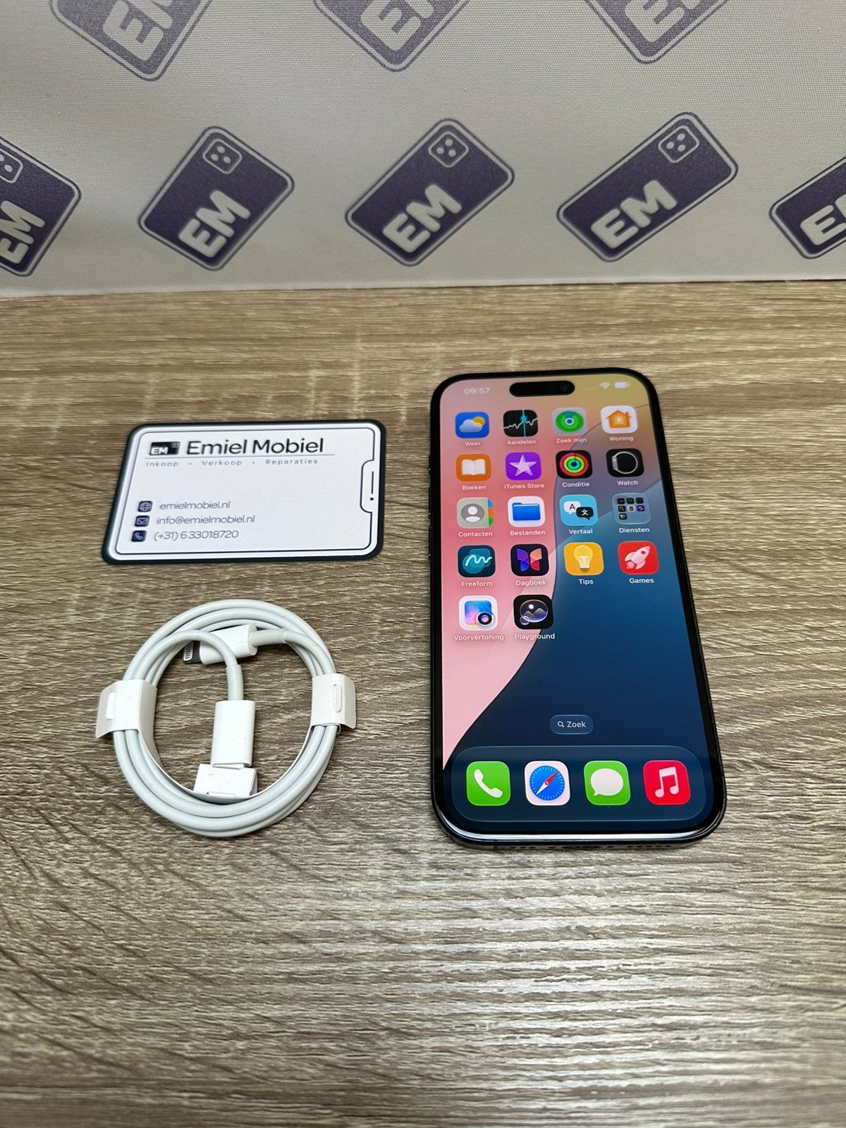 iPhone 16 - 128GB / batterij 91% / garantie, Zwart, IPhone 16, Ophalen of Verzenden, Zonder simlock