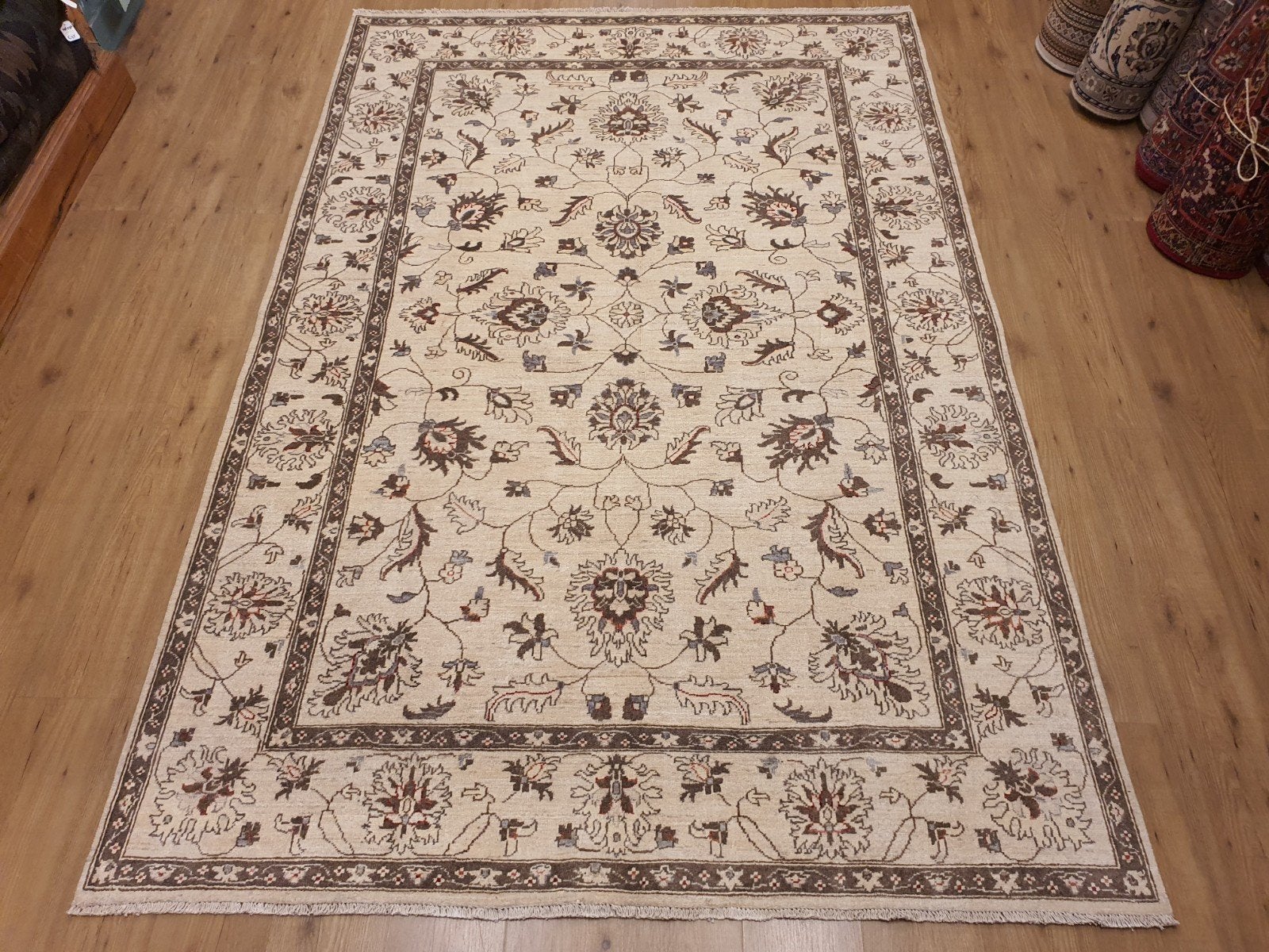 Nieuw handgeknoopt oosters tapijt ziegler 271x180
