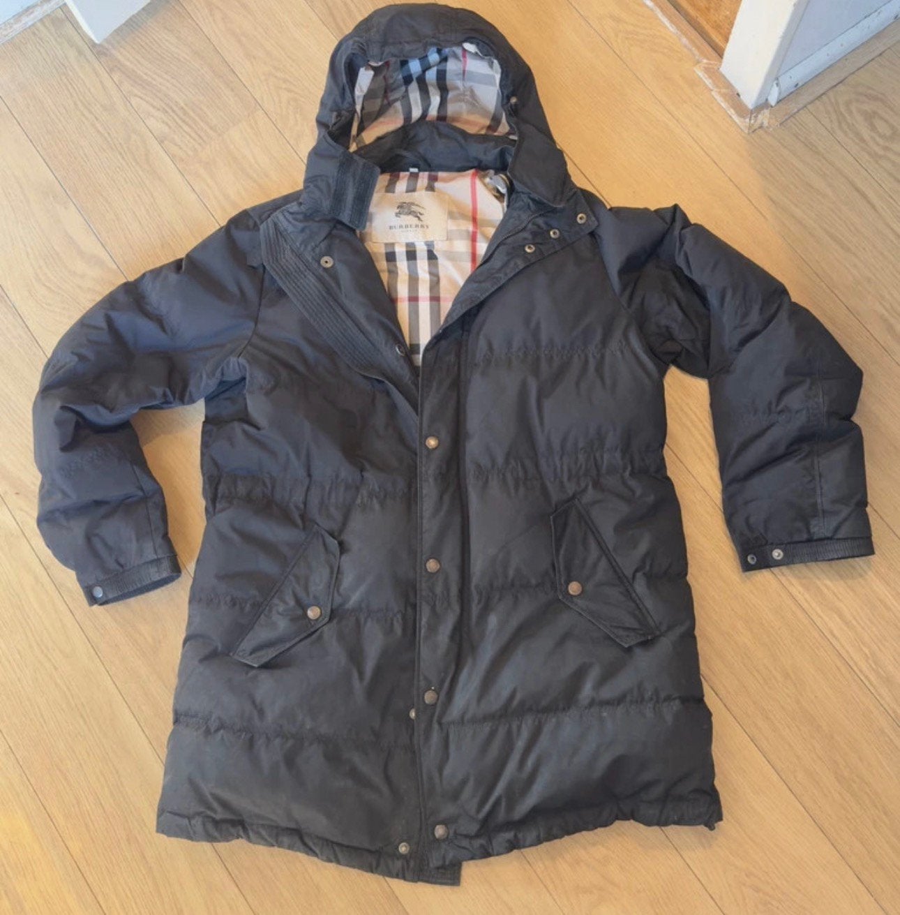 Burberry jas (origineel), Ophalen of Verzenden, Gedragen, Zwart