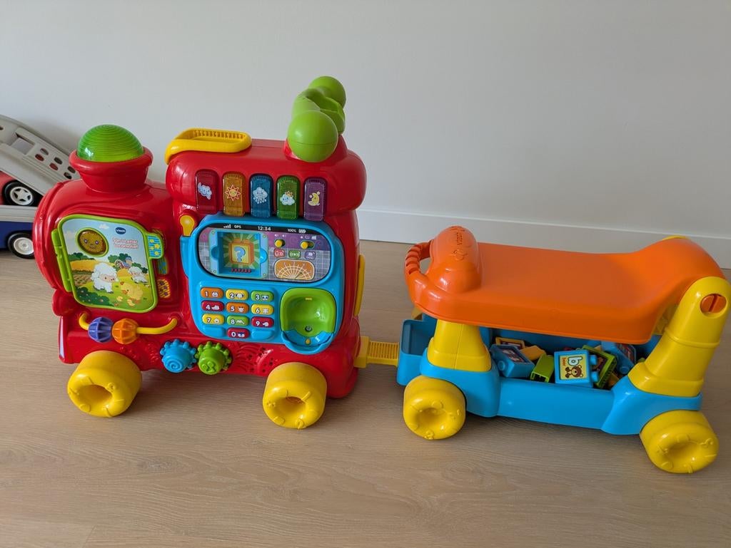 VTech letter locomotief, Kinderen en Baby's, Speelgoed | Vtech, Ophalen, Zo goed als nieuw, 6 maanden tot 2 jaar
