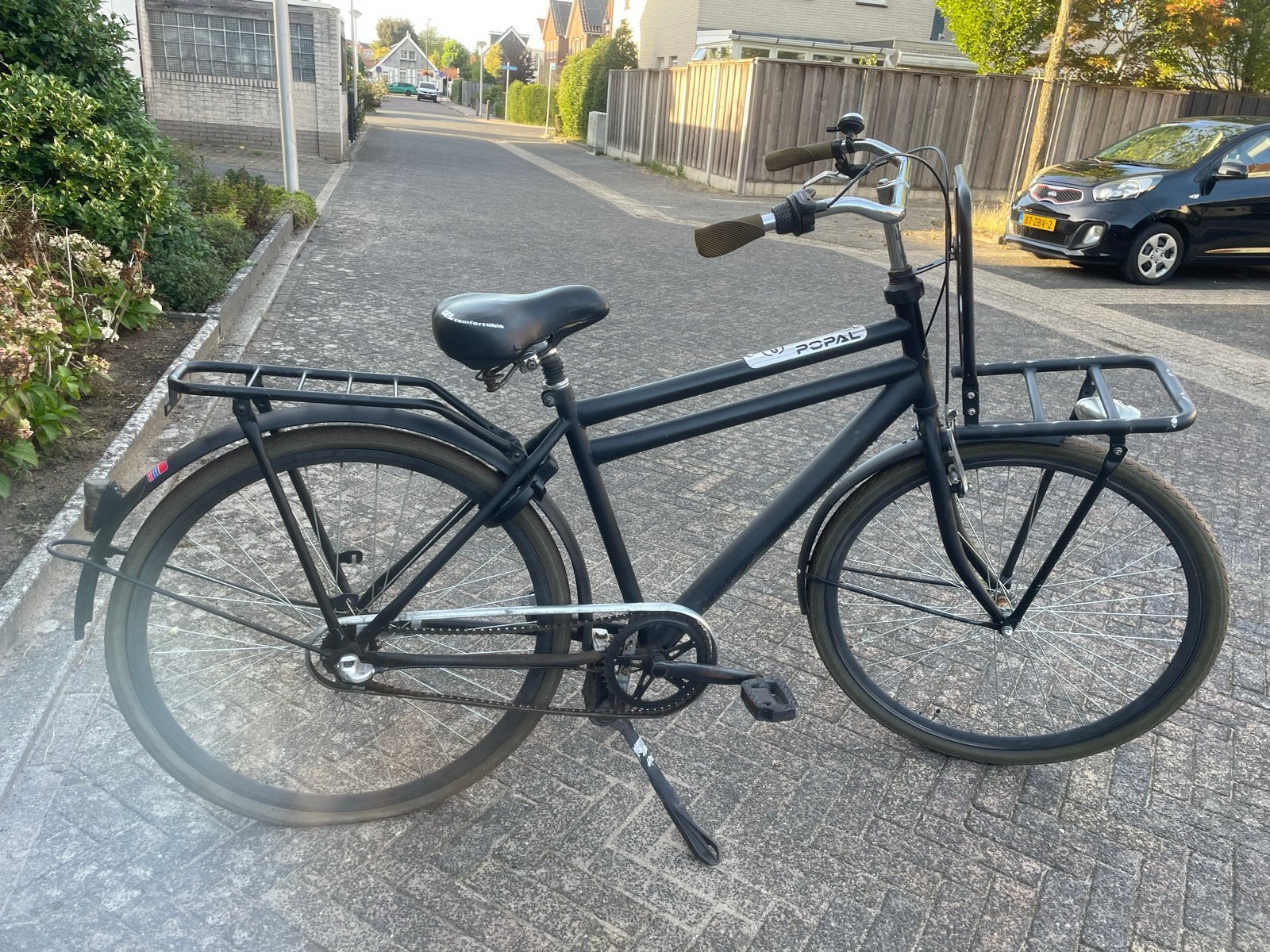 Popal Daily Dutch Basic Transportfiets Zwart opknapper, Fietsen en Brommers, Fietsen | Heren | Herenfietsen, Terugtraprem, Gebruikt