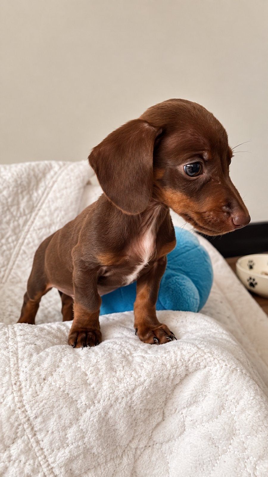 Lieve teckel pup zoekt forever home, Parvo, 8 tot 15 weken, Korthaar, Dwerg
