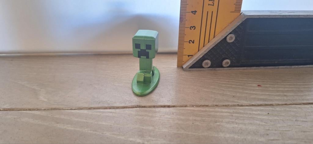 Minecraft poppetje metaal (22426), ., Ophalen of Verzenden, China, Zo goed als nieuw