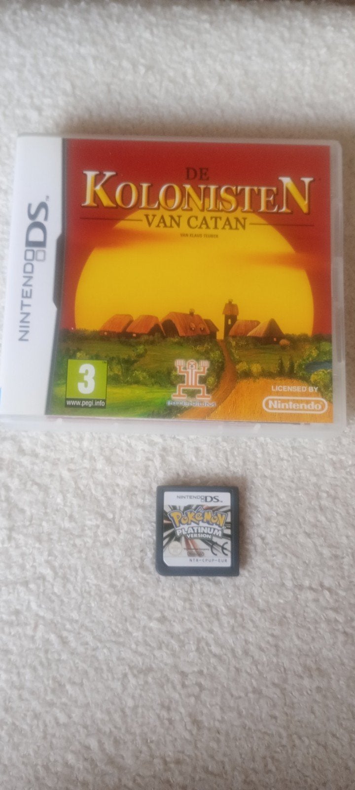 Pokémon Platinum & De Kolonisten van Catan (Nintendo DS), Ophalen, Gebruikt, 1 speler, Role Playing Game (Rpg)