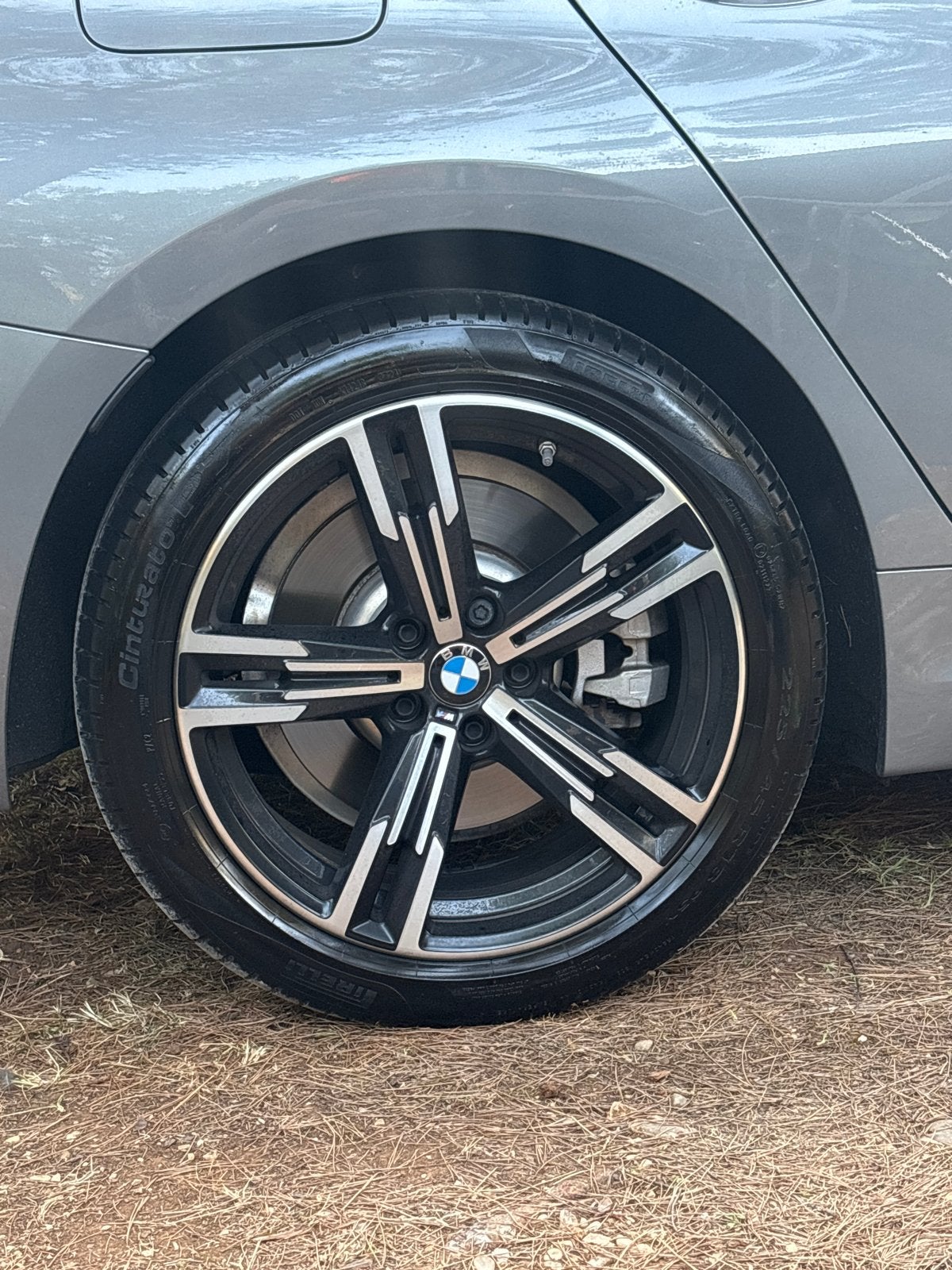 Originele BMW Style 848M 18 inch velgen met banden, Ophalen, 18 inch, Gebruikt, Banden en Velgen