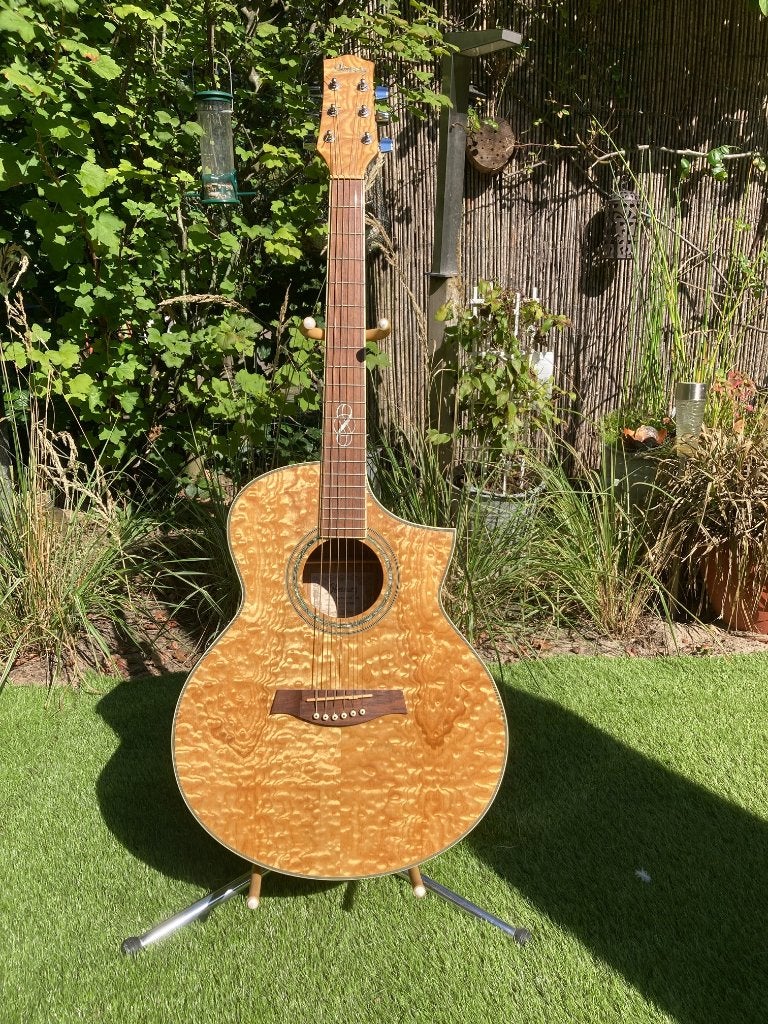 Ibanez Exotic Wood elektrisch-akoestische westerngitaar, Muziek en Instrumenten, Ophalen, Zo goed als nieuw, Western- of Steelstringgitaar