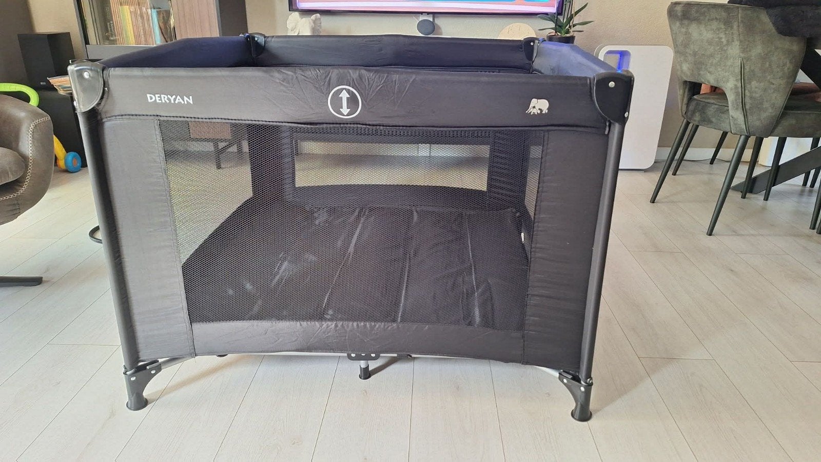 inklapbare box, Kinderen en Baby's, Boxen, Ophalen, Zo goed als nieuw, Vierkant