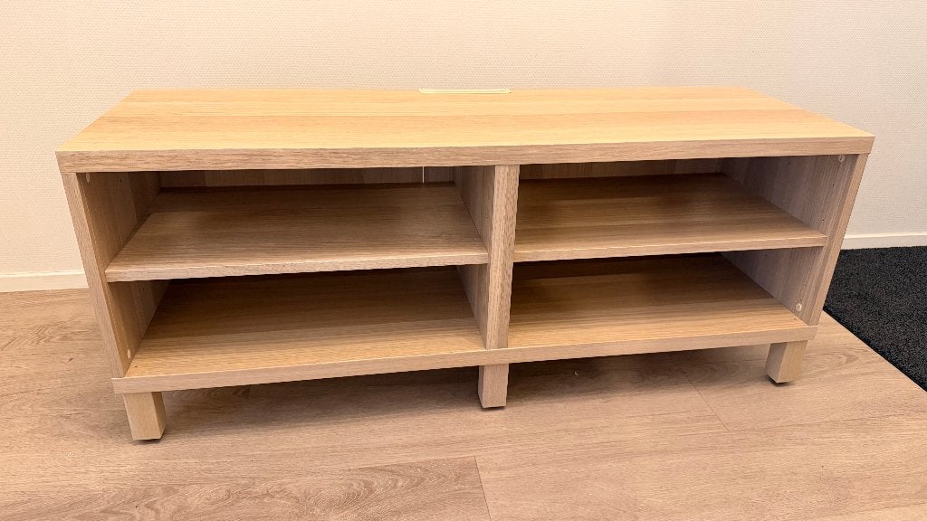 IKEA Besta TV-Meubel, Ophalen, 100 tot 150 cm, Eikenhout, Zo goed als nieuw