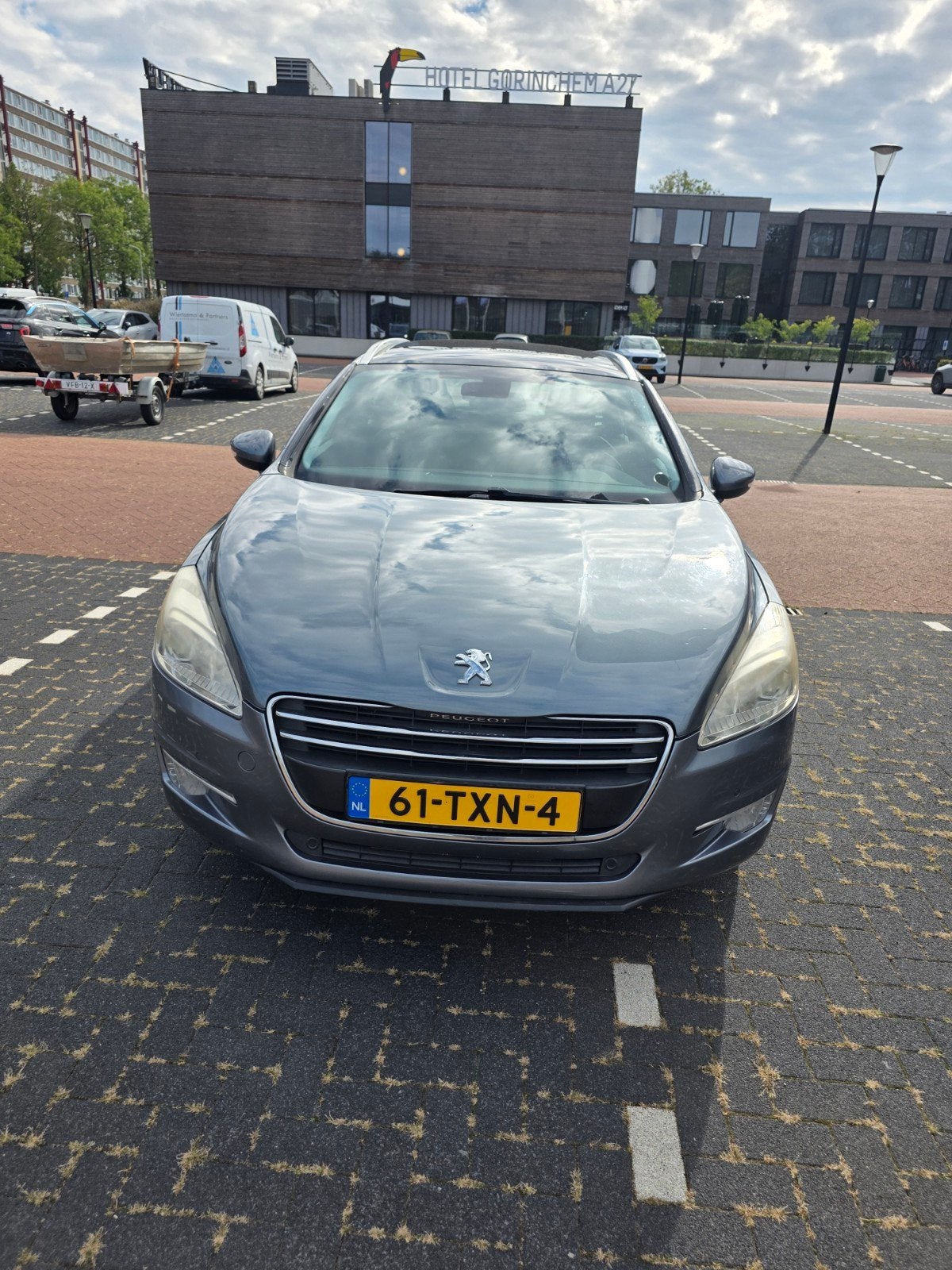 Peugeot 508 1.6 THP SW 2011 Grijs, Auto's, Voorwielaandrijving, 745 kg, 15 km/l, 1800 kg