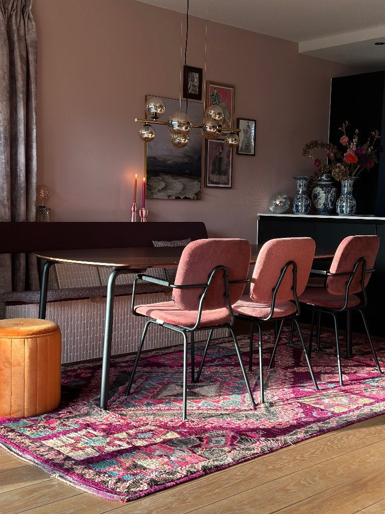 Eettafel met stoelen, Ophalen, 100 tot 150 cm, 200 cm of meer, Zo goed als nieuw