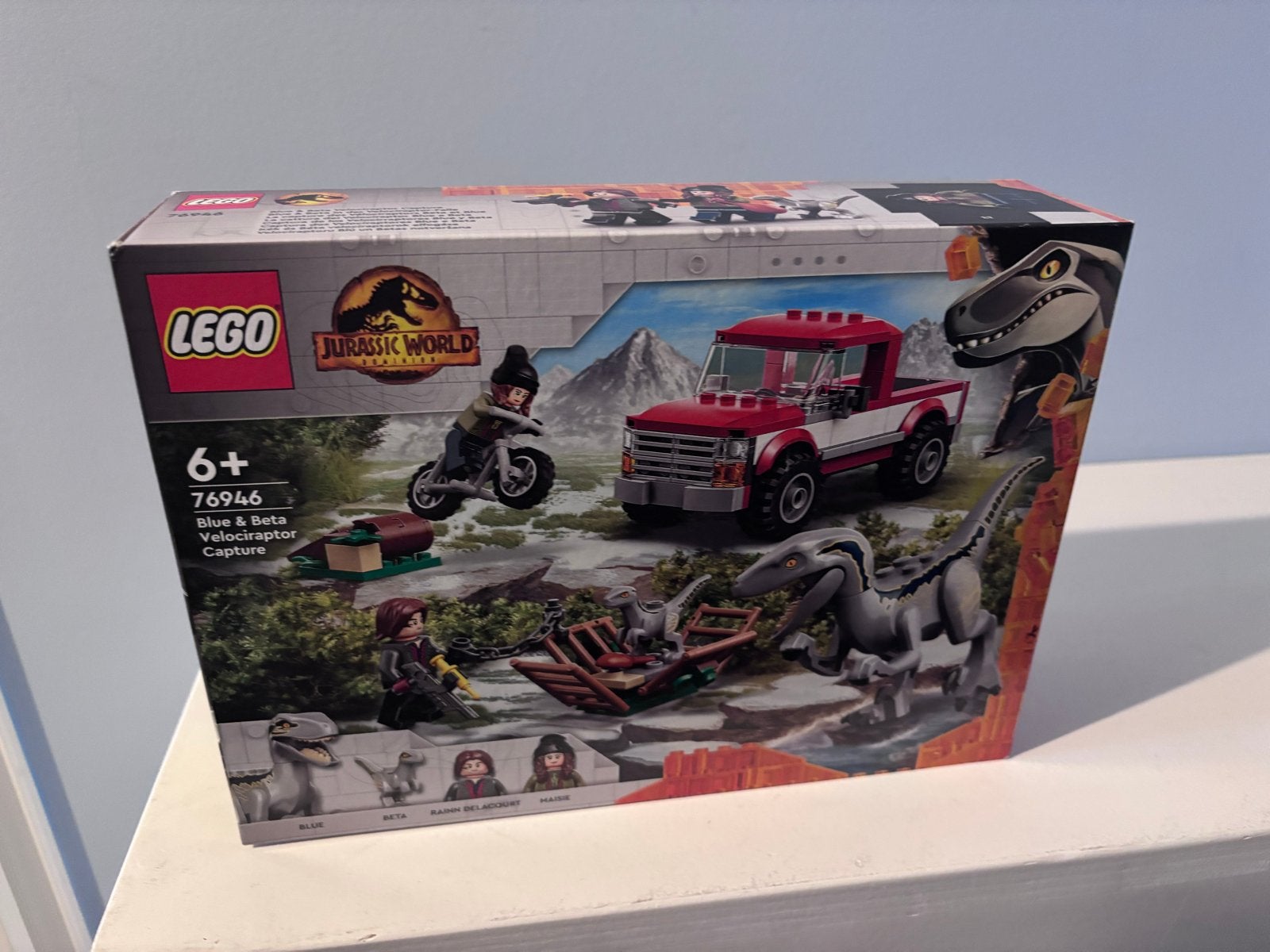 LEGO 76946 Blue & Beta Velociraptor Capture Nieuw, Jurassic World, Lego, Nieuw, Ophalen of Verzenden
