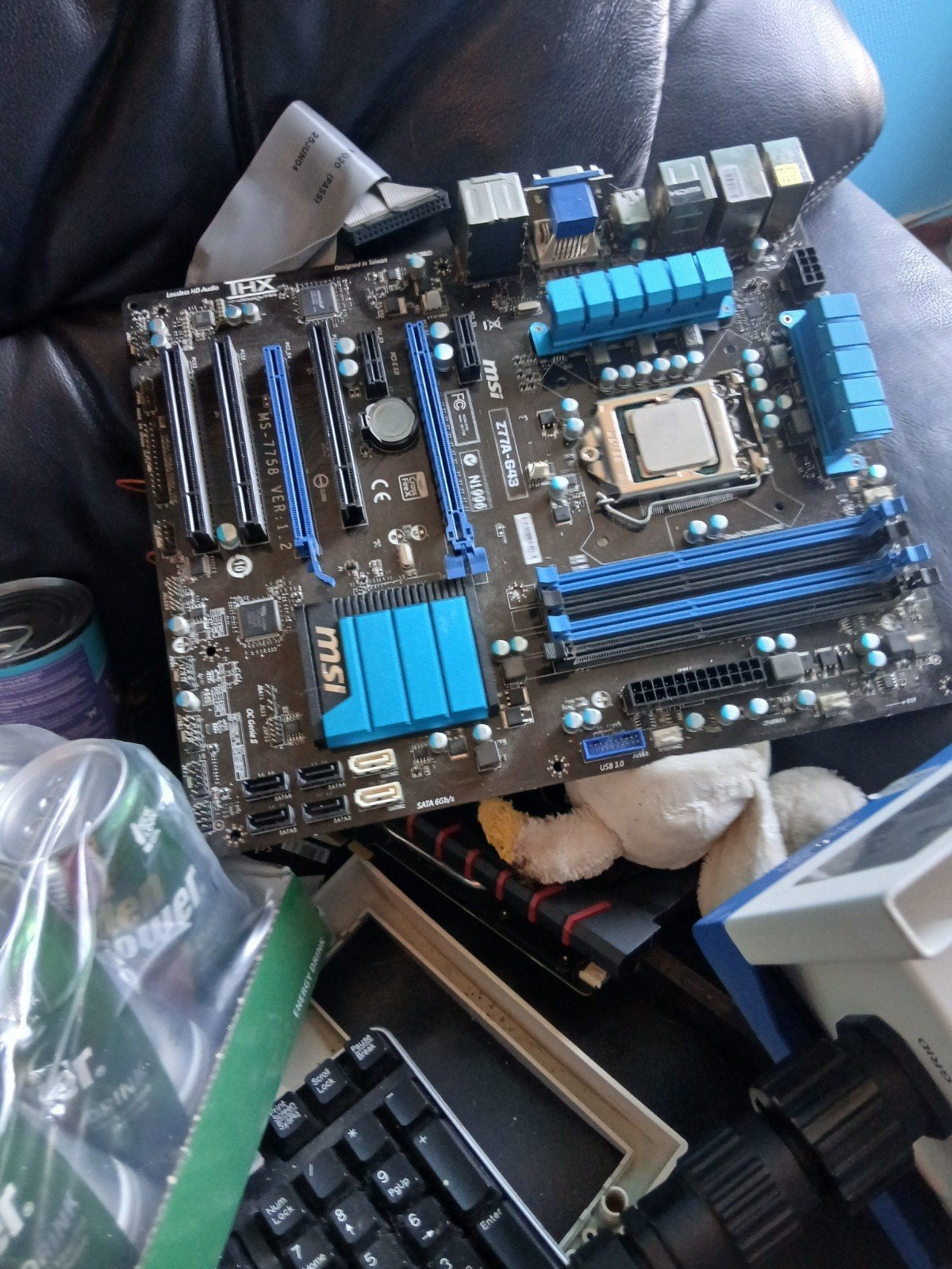MSI Z77A-G43 Moederbord - Socket 1155 intel i5 3350p, Computers en Software, Moederborden, Gebruikt, DDR3, Ophalen of Verzenden