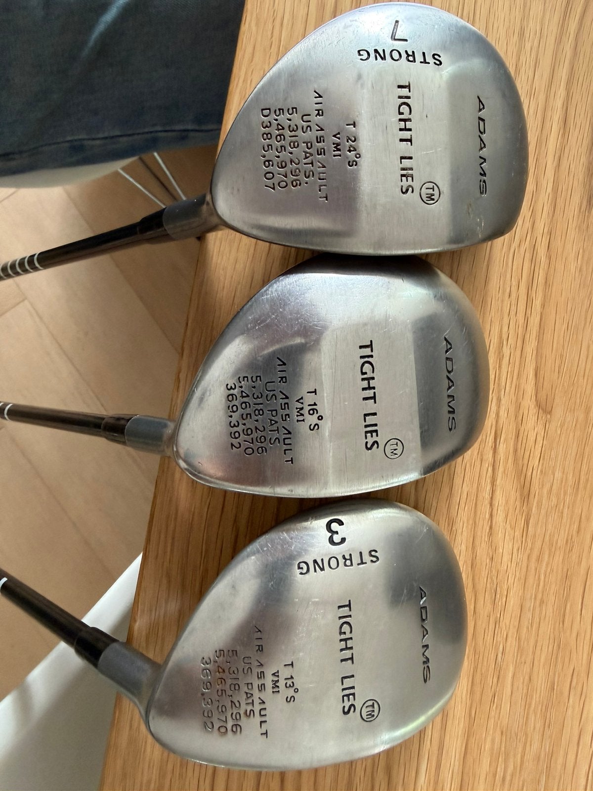 Adams Tight Lies Golf Clubs - 3, 5, 7 Set, Sport en Fitness, Ophalen, Gebruikt, Set, Overige merken