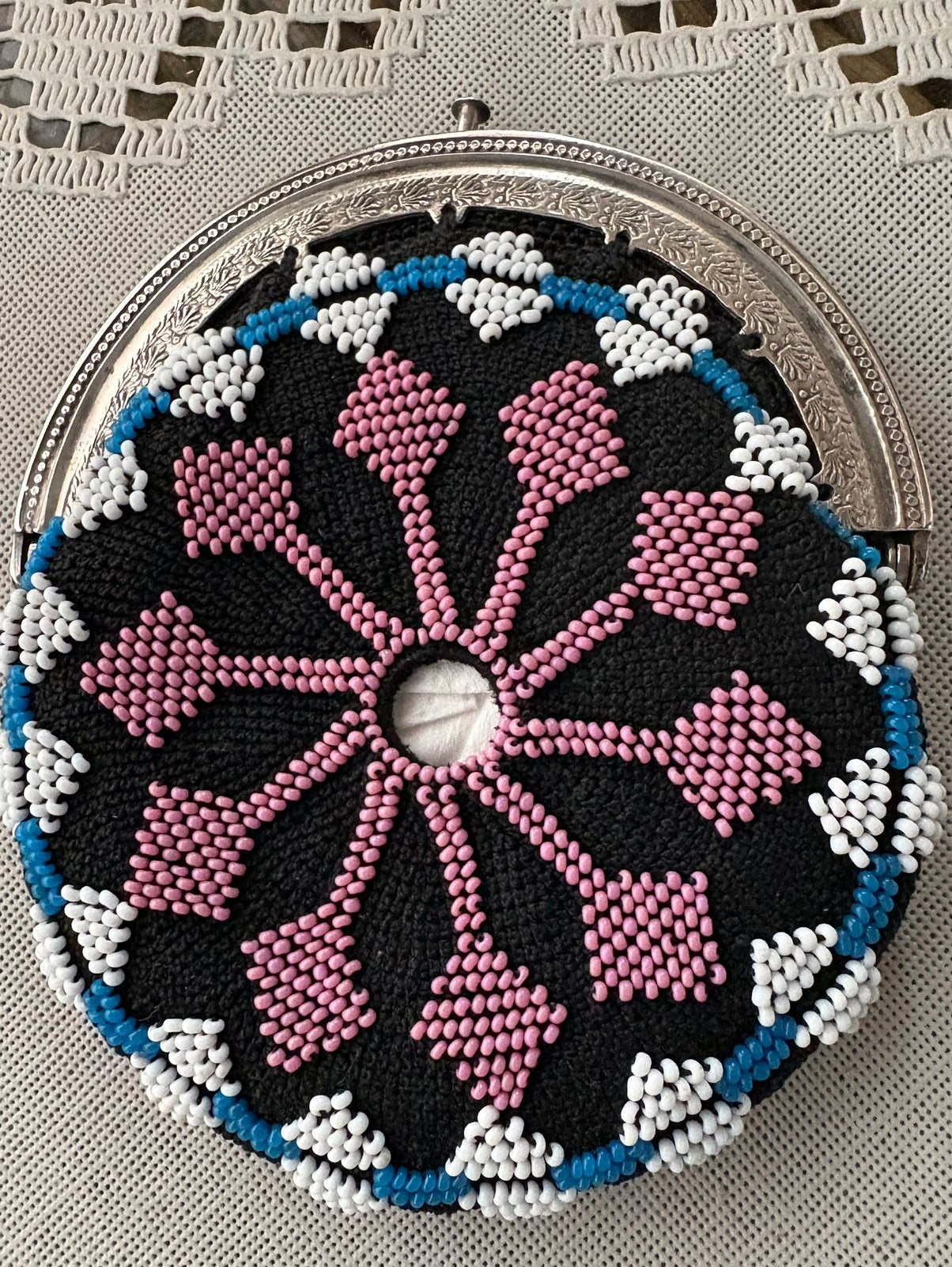 Zilveren beursbeugeltje met binnenbeugeltje. ., Antiek en Kunst, Verzenden, Zilver